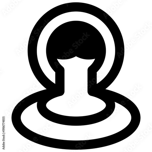 Sewage. Outlined stroke vector icon with black-filled details.