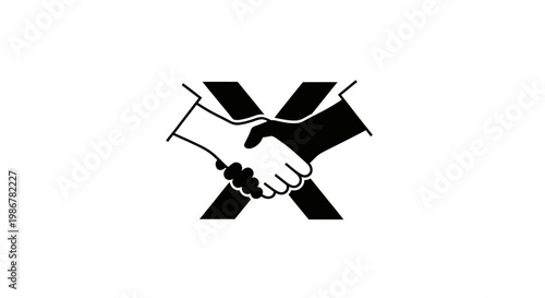 Handshake agreement and partnership concept.