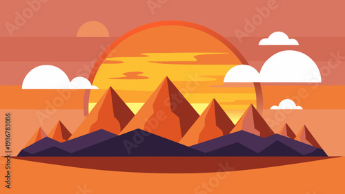 vector illustration of a landscape