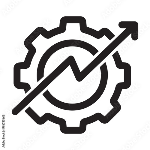 Tableau sur toile Productivity icon