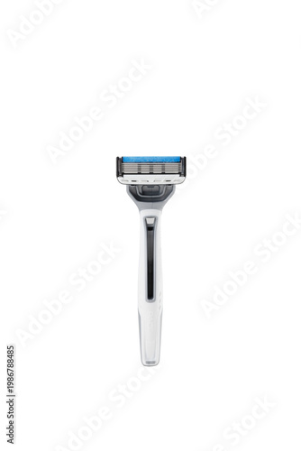 disposable shaver on a white background
