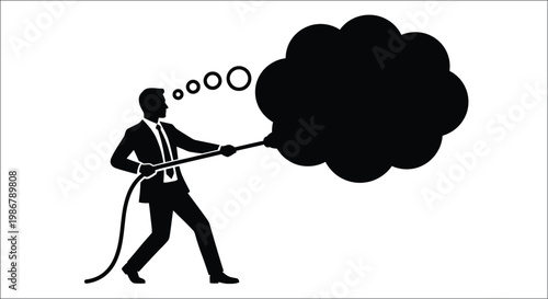 Business leader steering ideas and growth with strategic vision