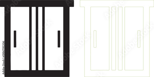 View architectural furniture silhouettes architecture