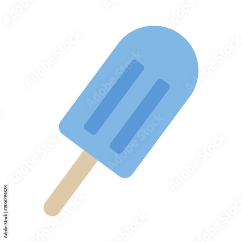 青色の棒アイス　ソーダ味　アイスキャンディー