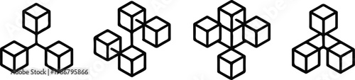 cube network three dimensional cube clusters in sequence