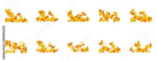 Honeycombs and Bees Collection