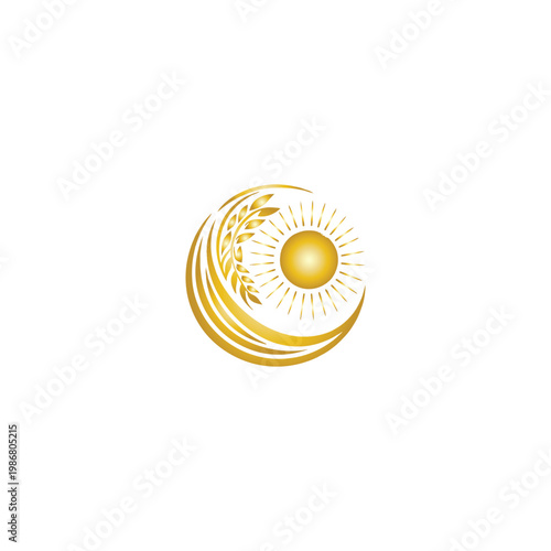 agriculture logo design vector 