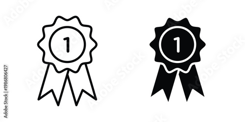 1st place icon design Illustration set for Projects
