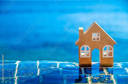 Wallpaper Mural The symbol of the house standing on the seashore
 Torontodigital.ca