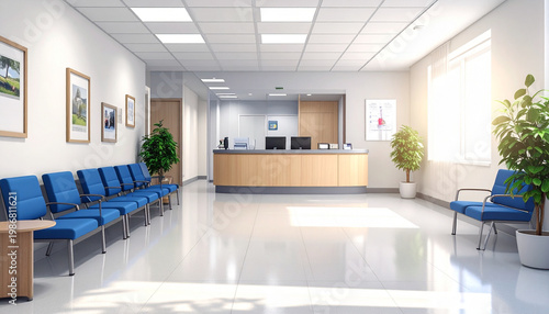 Modern Medical Office Waiting Room