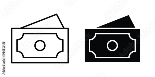 Cash money icon design Illustration set for Projects