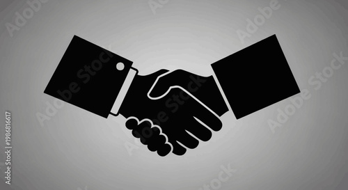 Handshake agreement and partnership concept.