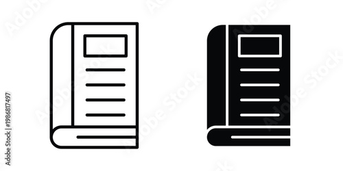 Dictionaries icon design Illustration set for Projects