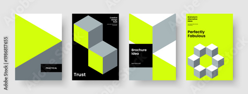 Creative Flyer Template. Geometric Brochure Layout. Abstract Book Cover Design. Poster. Report. Business Presentation. Background. Banner. Catalog. Advertising. Portfolio. Magazine. Journal