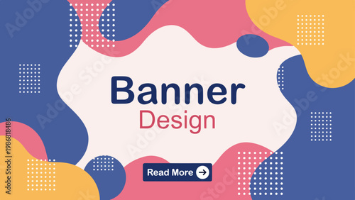 Abstract banner design crafted for marketing success with engaging layout and striking color combinations