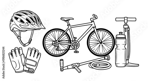 Bicycle and cycling equipment accessories.