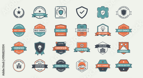 Collection of various business icons 1.