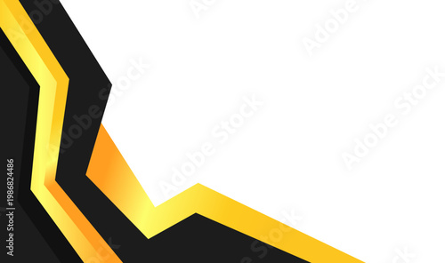 Black gold elegance geometric shapes on white background, create a luxurious modern aesthetic design. Suitable for luxury branding designs.