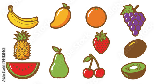 Fresh Fruit Varieties on Display.