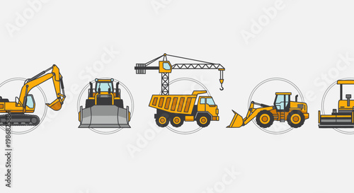 Heavy construction equipment vehicles machines 1.