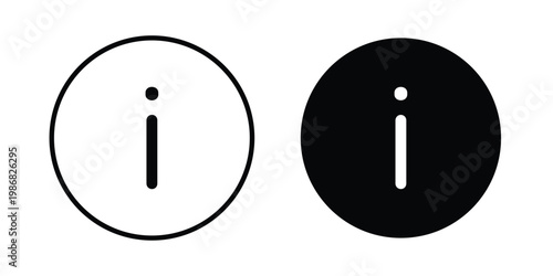 Information icon design Illustration set for Projects