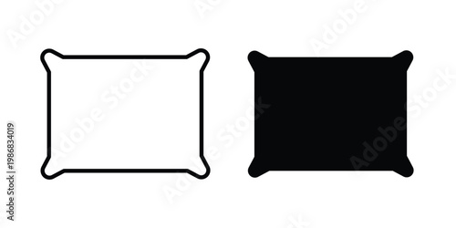 Pillow icon design Illustration set for Projects