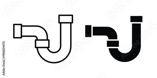 Plumbing icon design Illustration set for Projects