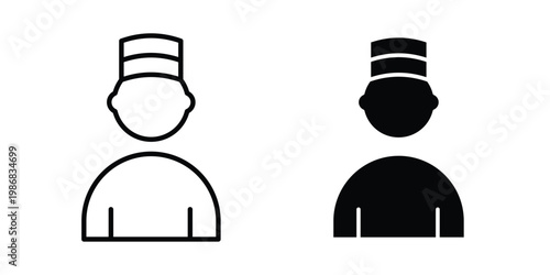 Porter icon design Illustration set for Projects