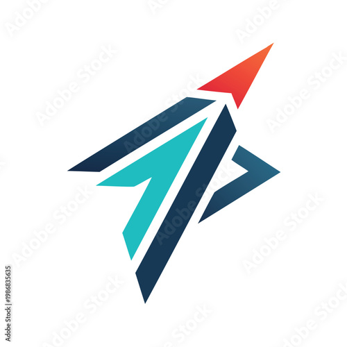 Dynamic arrows symbolizing growth, progress, and upward trajectory in a modern design