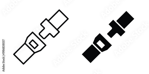 Seat Belt icon design Illustration set for Projects
