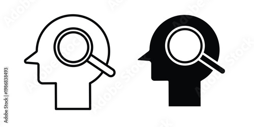 Self research icon design Illustration set for Projects