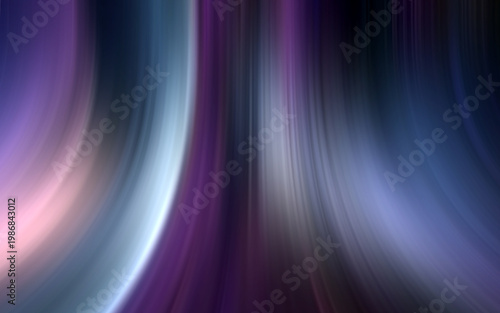 Abstract background with speed light effect. Blue pink purple wavy texture wa...