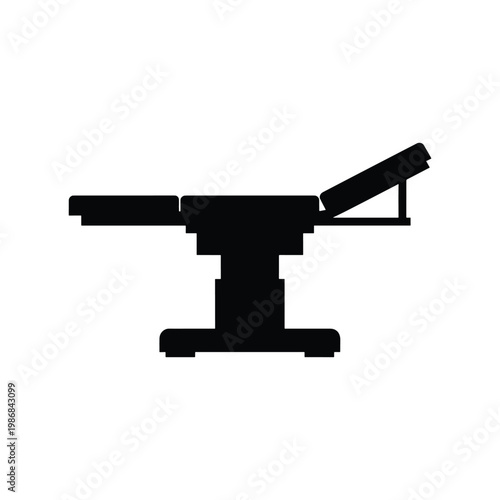 Professional Surgical Operating Table Medical Equipment Illustration