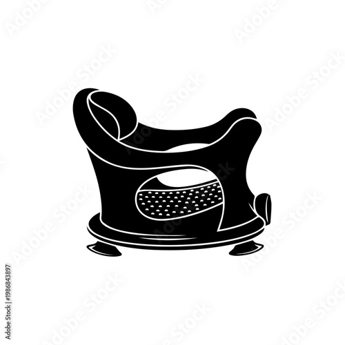 A black and white drawing of a crown