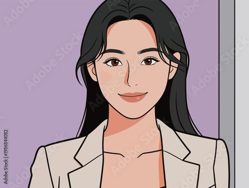 Portrait of a Stylish Professional Woman