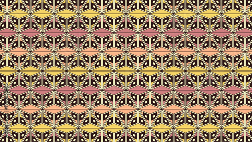 Vibrant Geometric Ethnic Seamless Pattern