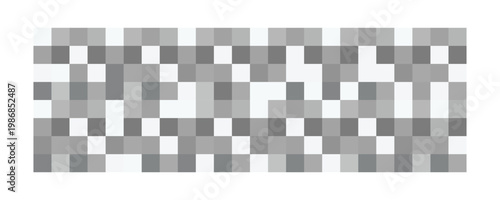 Censored Pixel Blur Mosaic Texture Set Vector, Grey Privacy Bars and Rectangle Shapes for Content Protection and 
Media Censorship Design
