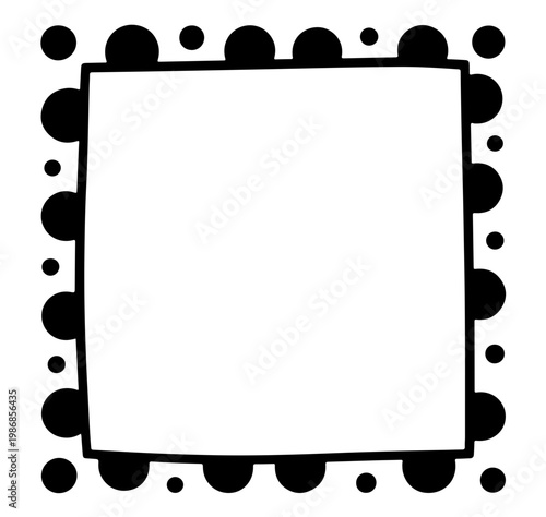  Collection of hand-drawn doodle frames and borders in various shapes.
