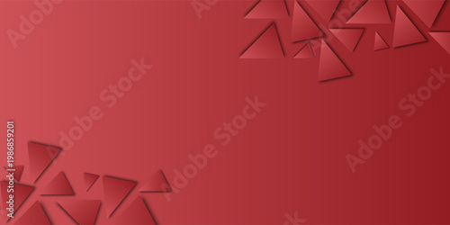 Abstract red background with triangles. Vector illustration. Can be used for advertisingeting, presentation.