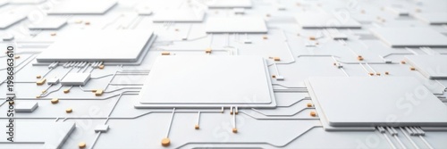 Subtle textured white background with digital circuit lines, simple, minimal, illustration