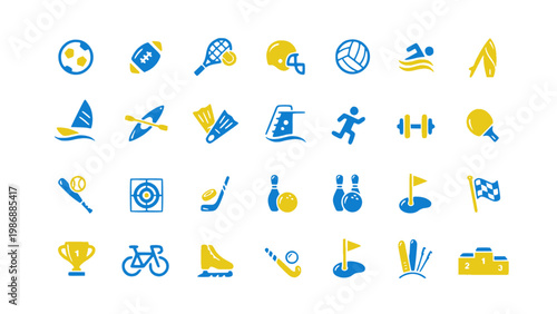 Icons including vehicles, navigation, and travel essentials.