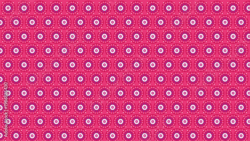 Seamless radial mandala pattern background for textile print packaging branding and decorative wallpaper applications with colorful circular symmetry