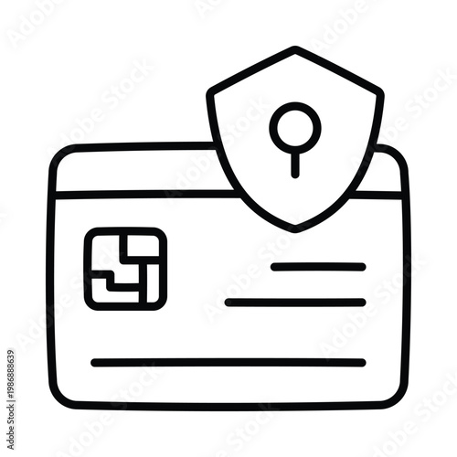 Secure Payment  doodle icon eps 10 file