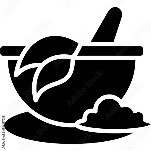 Herbal Extract glyph icon