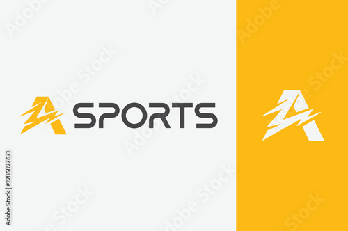 A Logo, Letter A Logo, A Monogram, Sports Logo, Athletic Logo, Fitness Branding, Gym Logo, Activewear Brand, Sportswear Logo, Performance Brand, Training, Workout, Strength, Power, Speed, Energy