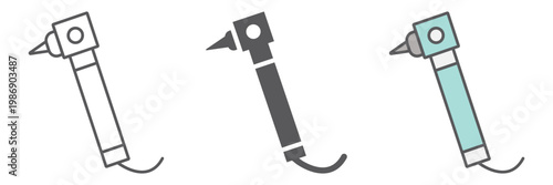 Dental drill line icon, medical and dentistry, dentist instrument sign, vector graphics, a linear pattern on a white background.