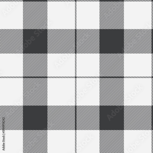 Trousers check plaid vector, custom background texture tartan. New fabric textile pattern seamless in white and grey colors.