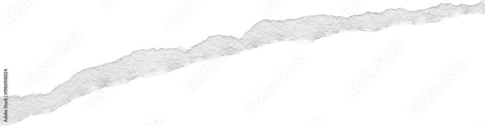 Obraz premium Ripped torn paper edges isolated on black background