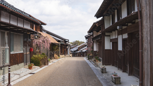 日本：東海道の関宿／江戸時代の町並み【重要伝統的建造物群保存地区】三重県亀山市