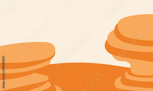 Design background cliff desert heat landscape unique